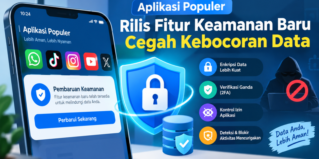 Aplikasi Populer Rilis Fitur Keamanan Baru Cegah Kebocoran Data