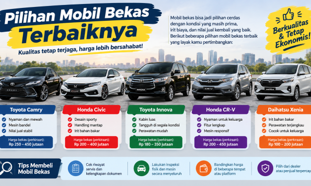 Punya 70 Juta? Ini Pilihan Mobil Bekas Terbaiknya!