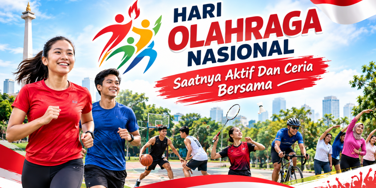 Hari Olahraga Nasional, Saatnya Aktif Dan Ceria Bersama